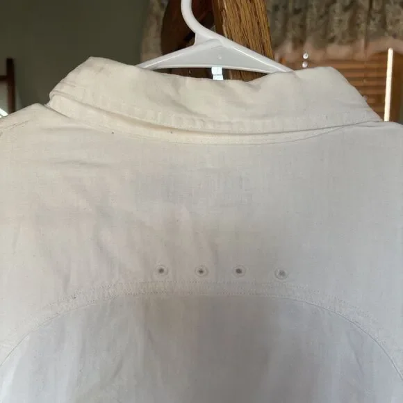 Vintage Polo Ralph Lauren Button Up Shirt Mens Size XL White - Picture 9 of 9